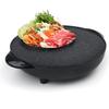 220V 2-In-1 5 Temperature Chafing Dish Non-Stick Pan Portable Electric Grill Hot Pot Oven Adjustments Home BBQ Smokeless Grill
