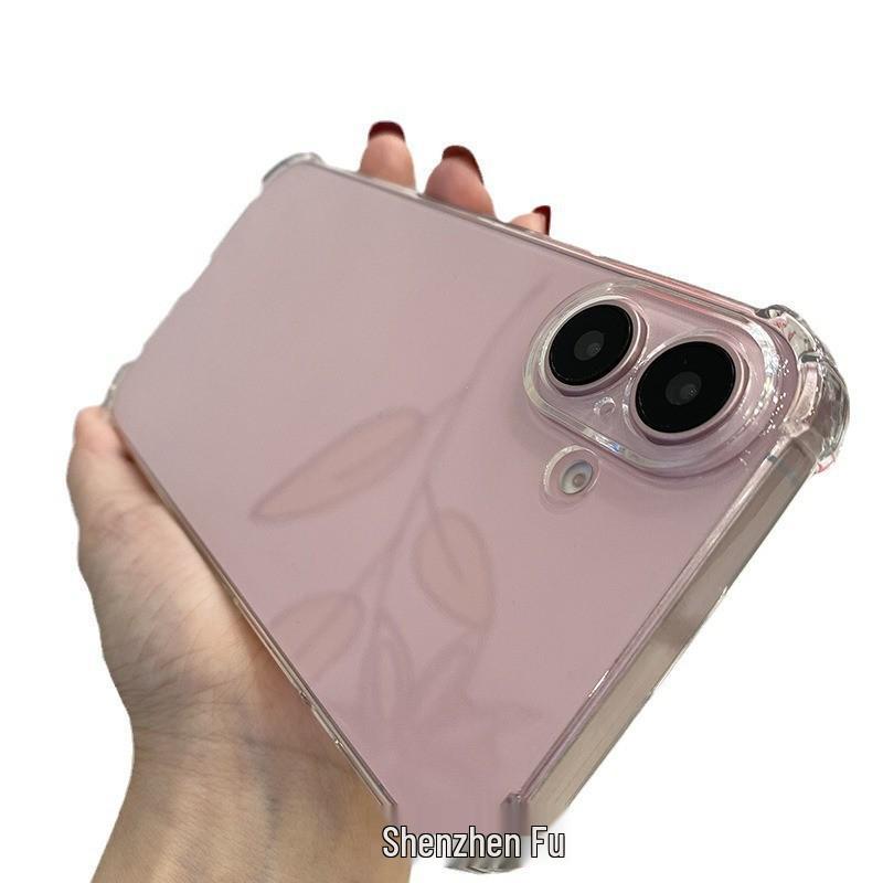 Compatible Apple iPhone 16E Transparent Airbag Drop-Proof Soft Shell Case with Fits for iPhone Models 15/14/13/12.
