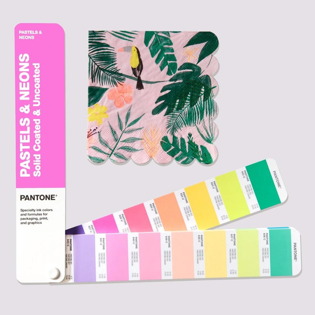 PANTONE Color Sample Pastel Neon Guide High Quality GG1504C Genuine & (Coated Paper, Paper) [Japanese Product]