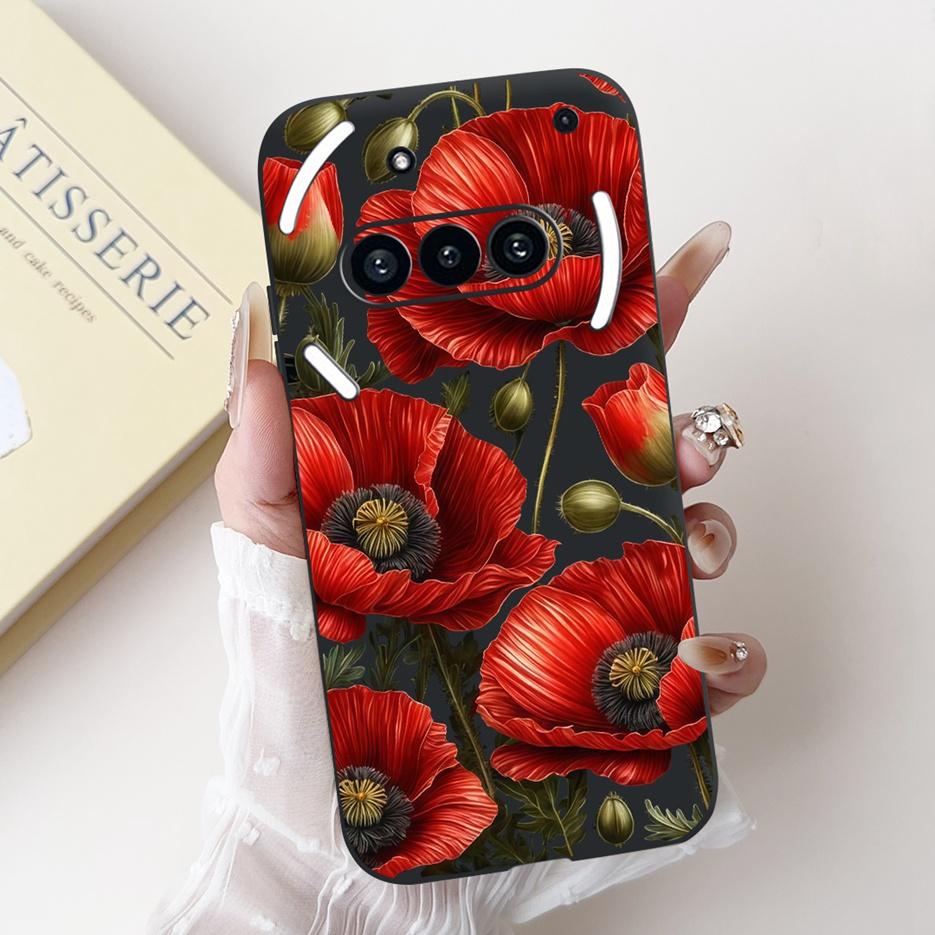 Per Custodia Nothing Phone 3A A059 Copertura Lussuosa Verniciata Candy Custodia Morbida in Silicone Per Nothing Phone 3A Pro A059P Phone3A Custodie
