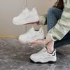 Inner height increase, spring little white shoes new female students thick-soled height increase sports board shoes casual