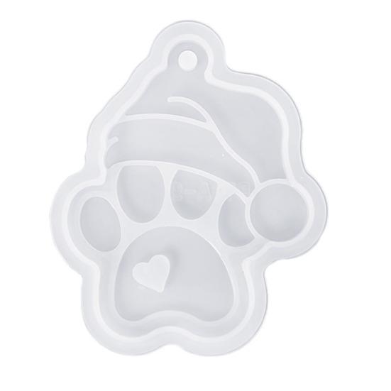 Christmas Silicone Resin Molds for Making Deer Santa Snowman Ornaments DIY Crafts Epoxy Casting Glue Mold Cake Decorating Supplies