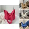 Fashionable Corduroy Tote Bag For Women Soft And Spacious Winter 2023 Shoulder Bag