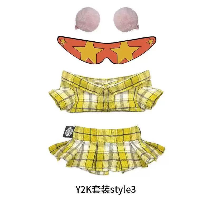 Teeth Monsters Series Doll Clothes Punk Ugly Kawaii Clothing Set For Doll Dress Up Ornaments Birthday Gift