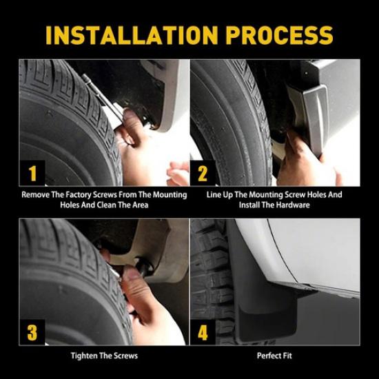 Fit Toyota Corolla  Protective Splash Guards Flaps Mud Mudguards Accessories