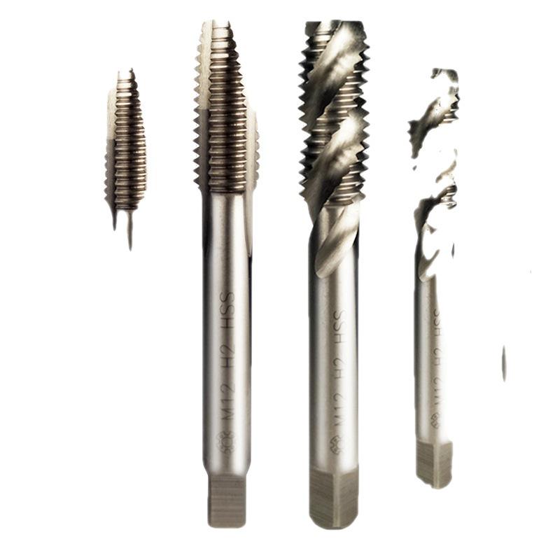 Aluminum Spiral Tap Set: M4, M5, M6, M8, M10x1, M12x1.5 Fine Pitch