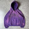 American Retro Zipper Sweater Star Print Hoodie Trendy Men's Casual Jacket