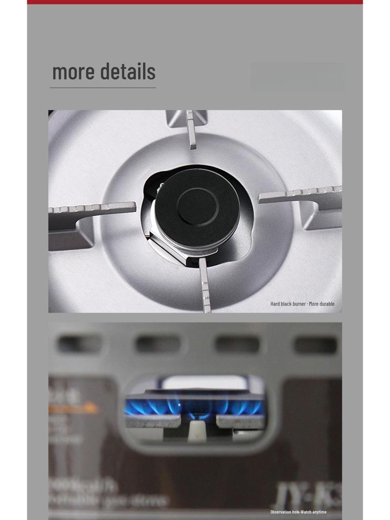 Portable Multifunctional Cassette Stove for Outdoor Cookouts & Grilling