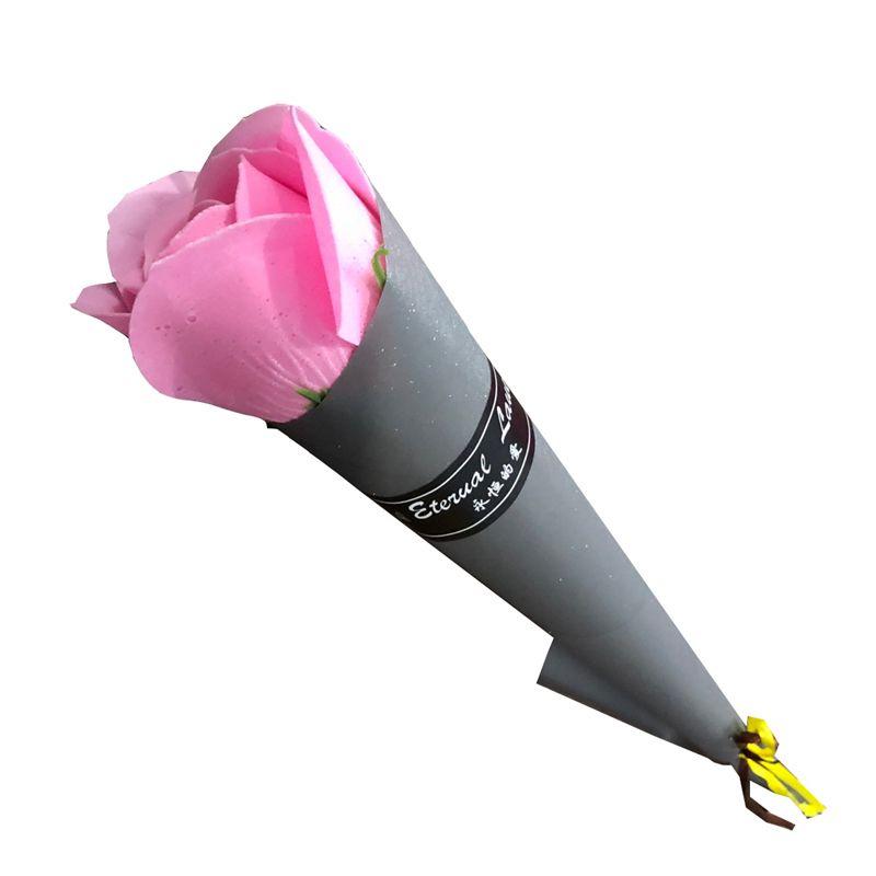 Bucurând de un aspect elegant, Trandafirul de Săpun Floare Eternă Buchet Singur Perfect Pentru Cadouri de Ziua de Naștere și de Ziua Îndrăgostiților