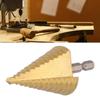 5-35MM HSS Titanium Coated Step Drill Bit High Speed Steel Metal Wood Hole Cutter Spiral Grooved Drill Cone Drilling Tool