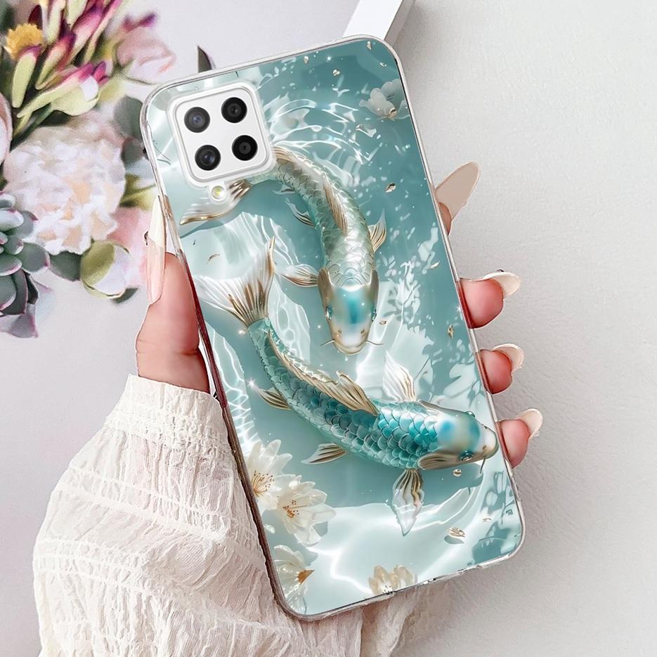 For Samsung Galaxy A22 4G Case SM-A225F Cool Dragon Painted Cover Soft Slim Phone Case For Samsung A22 A 22 Galaxy A42 5G Fundas