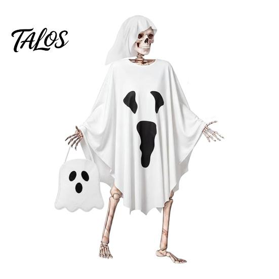 Skull Costume Set, Easy-to-Wear Outdoor Skeleton Outfit, Reinforced Stitching Durable Cosplay Costume, for Home Courtyard Balcony
