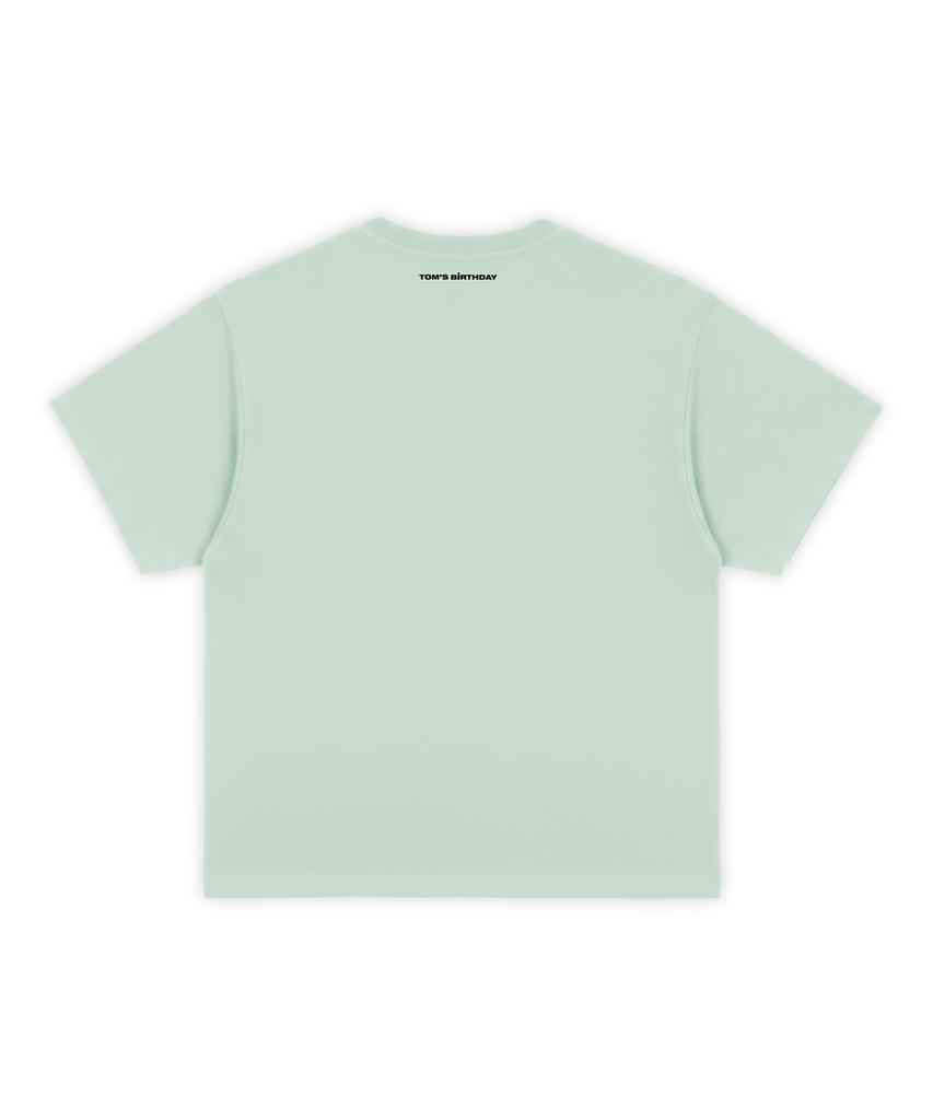 Tomseubeolseudei Recipe Logo Half T-Shirt Mint