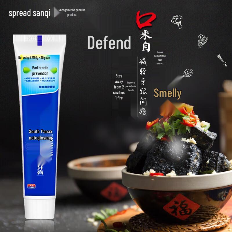 Sanqi Refreshing Mint Toothpaste