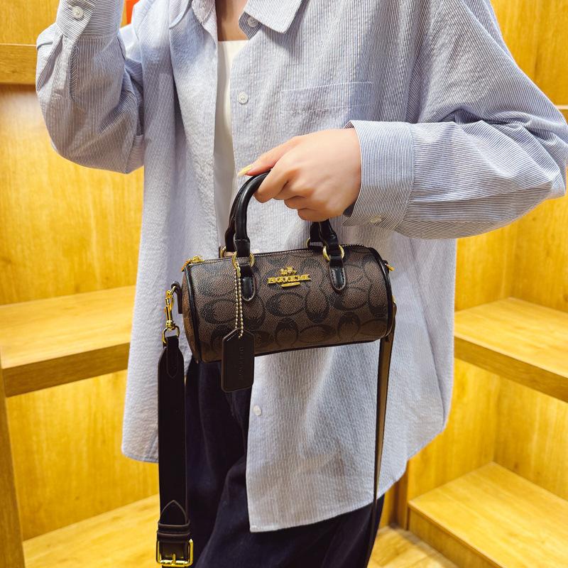 

Новая сумка-мессенджер через плечо Lacey20, ретро-тренд, сумка-цилиндр из лакированной кожи, сумка с держателем для ручек 10cm*19cm*10cm