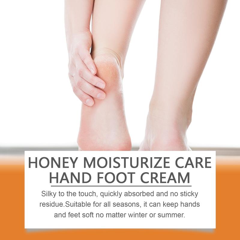Honey Nourishing Foot Cream for Cracked Heels Deep Moisturizing and Skin Repair for Dry Feet Hand Heel Care Routine