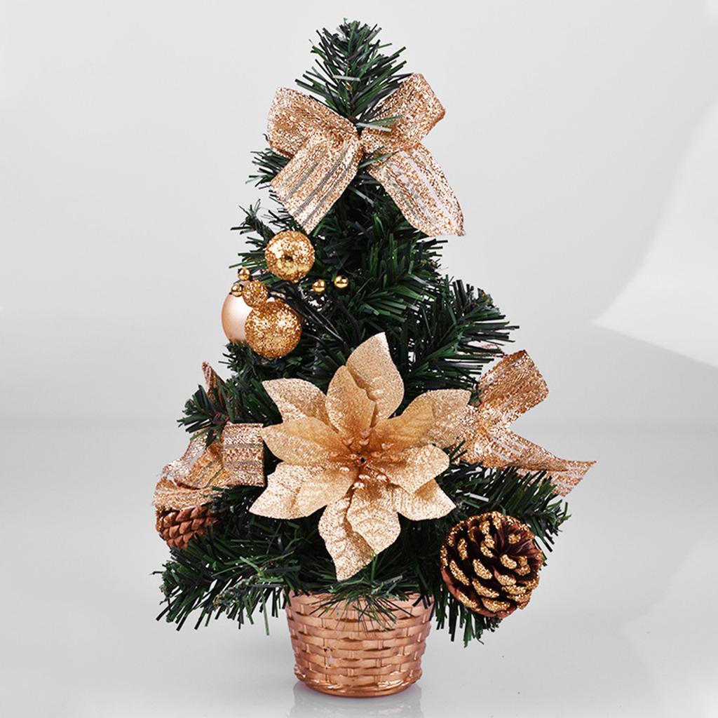 50cm Christmas Tree Simulation With Nut Christmas Decorations, Window Display And Table Display