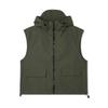 Apostrophe Comma Gorpcore Nylon Hooded Vest_Black