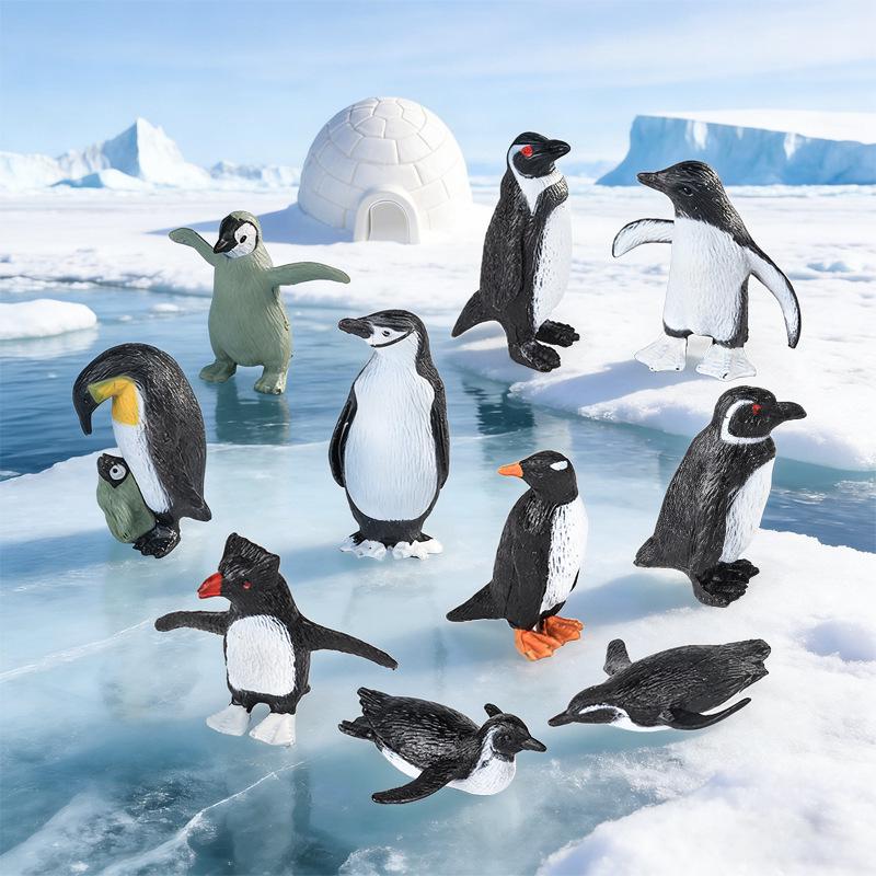 Mini Penguin Ice House Set: Adélie Penguin Polar Ornament