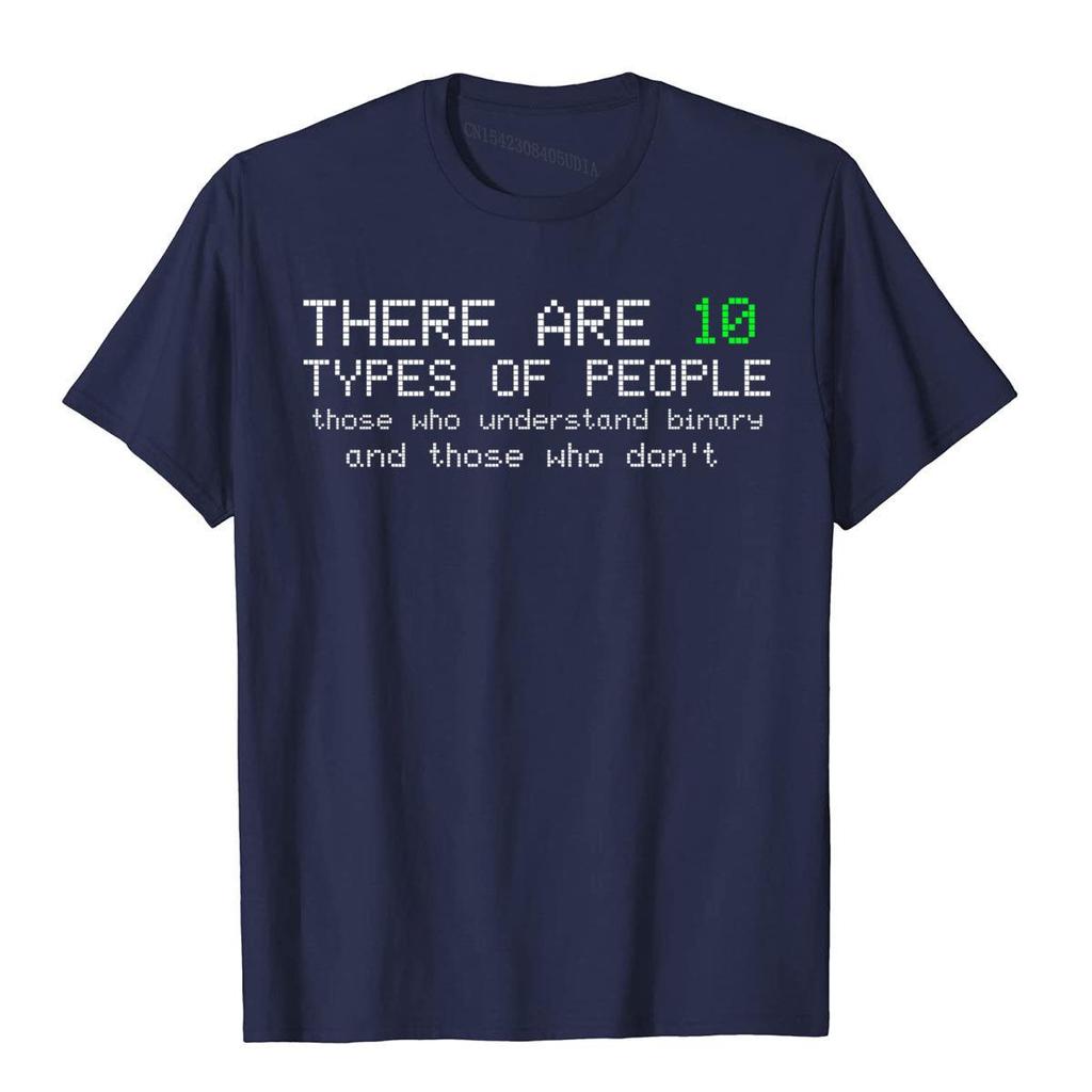 Hay 10 Tipos De Personas Binario Divertido Friki De Ordenador Camiseta Premium Top De Playa Camisetas Algodón Unisex Camisa Descuento Loco