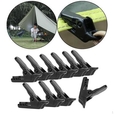 10Pcs Canopies Clamps Tent Clips Lock Grips Tarp Awning for Outdoor Car Covers