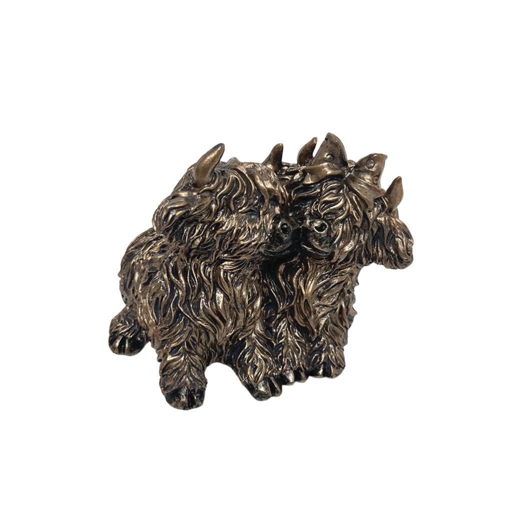 Cow Resin Figurine, Baby Calf Decoration, Festive Atmosphere Home Decoration, Craft Item