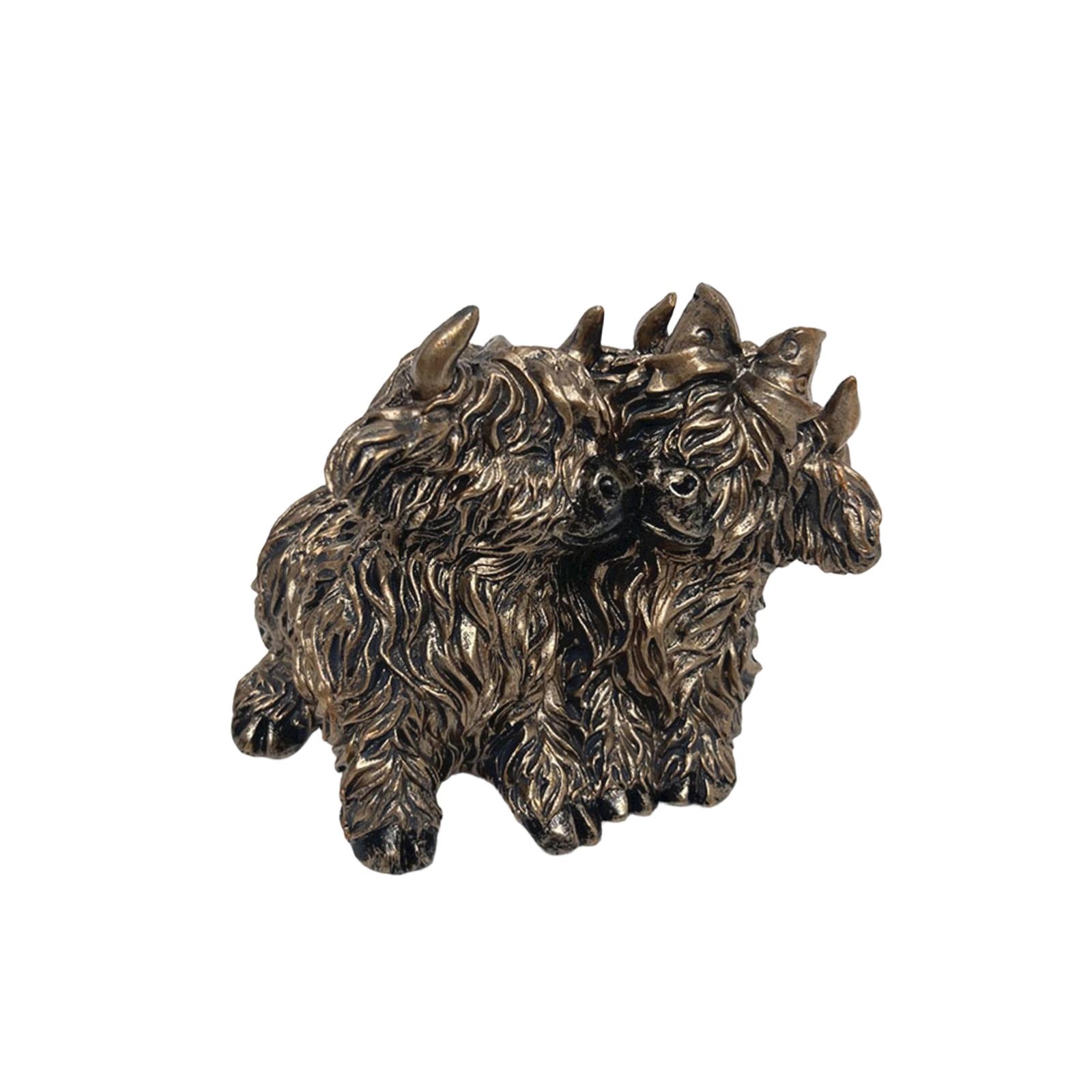

Фигурка коровы из смолы, Украшение для теленка, Декор для дома, Создающий праздничную атмосферу, Поделка One Size