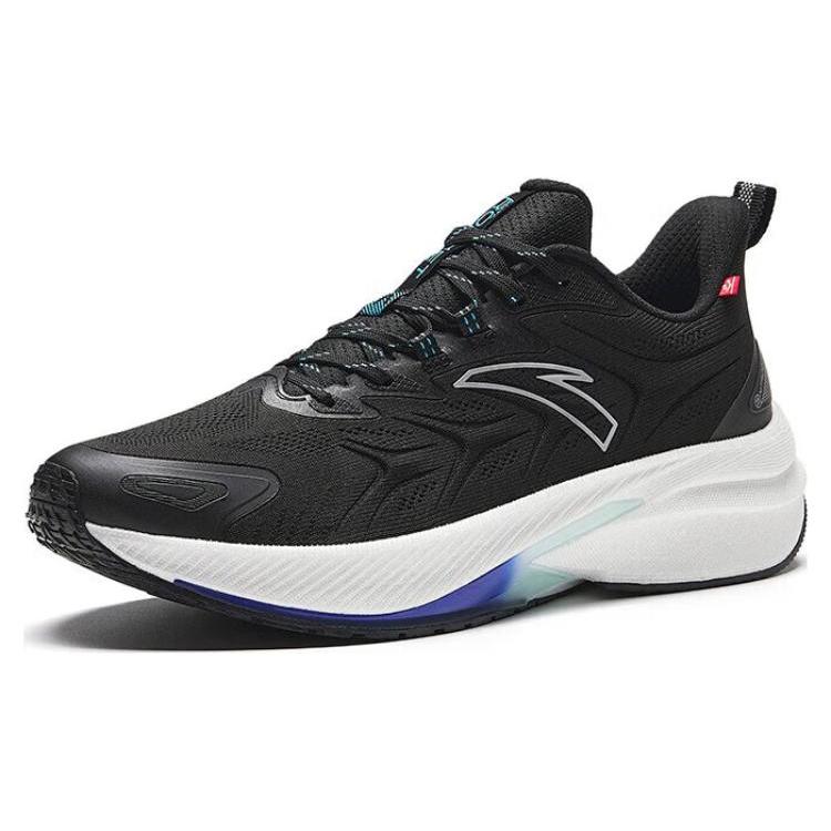 Anta Rocket 5.0 Comfortable Cushioning, Wear Resistant Low top Trail Running Shoes Men's Black Gray 112345523-7