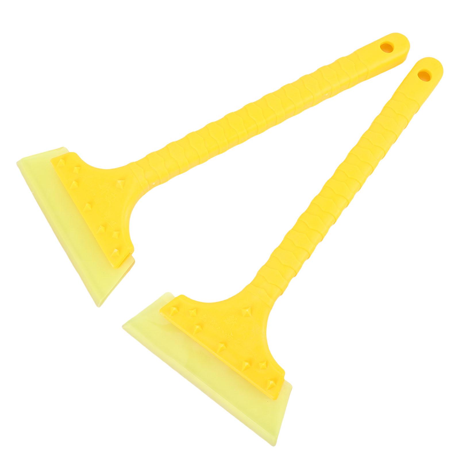 

2 Pcs Car Snow Shovel Windshield Ice Scraper Soft Beef Tendon Glass Water Squeegee for Car Window Mirror Glass Door