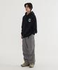 C Logo Hoodie Black