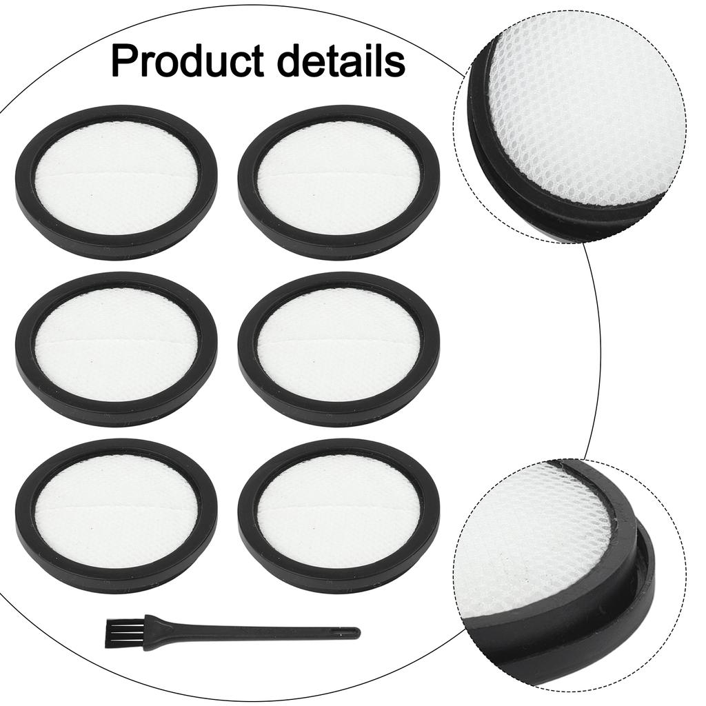 For Cordless Vacuum Corded Vacuum Filter Replacement Filter Home Cleaning Pet Dander Removal Long-Lasting Performance