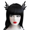 Unique Halloween Rabbit Ear Lace Headband Hair Accessories Halloween Decorations Party Must Have Hair Hoop Women  Black