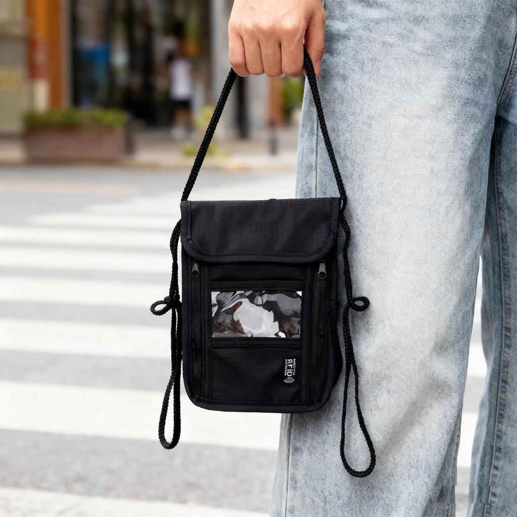 LOYELEY Passport Neck Security International Travel Security Passport Large Convenient for Everyday Lightweight and Compact Case, Strap,