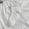 Spring Summer Cotton Ruffle Ankle Socks Lolita  Girls Cute Kawaii Stockings Breathable Thin Loose Middle Tube Socks Japanese Sox