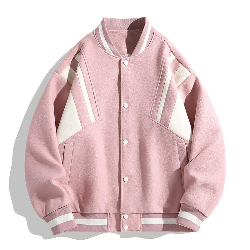 Veřejná verze Pánské jarní a podzimní nové baseballové uniformy pro muže a ženy, Pánské ležérní a všestranné, Mladistvé trendy sportovní bundy