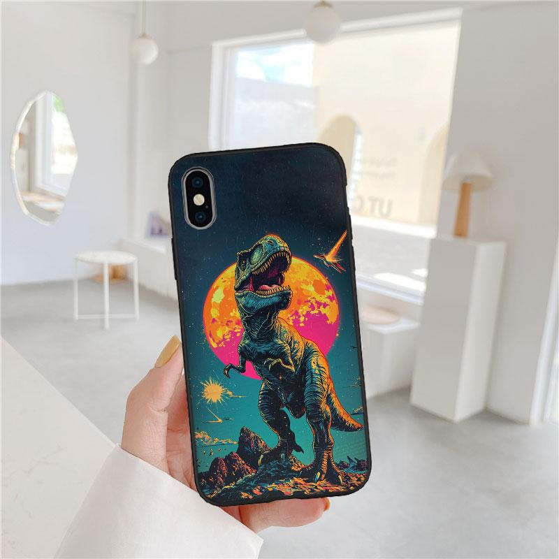 MY8 Dinosaur Soft Shell Phone Case for Xiaomi Xiaomi Poco M4 M5 M6 M7 X3 X6 X7 F8 Ultra Pro GT NFC