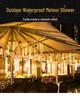 Waterproof Solar Meteor Shower String Lights for Outdoor Festival & Tree Decoration