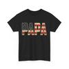 Papa Bold Patriotic American Flag Shirt, Father’s Day Papa Vintage Shirt