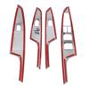 ABS Chrome Door Window Glass Panel Armrest Lift Switch Button Cover Trim for Hyundai Tucson 2015- Car Accessories Car Parts