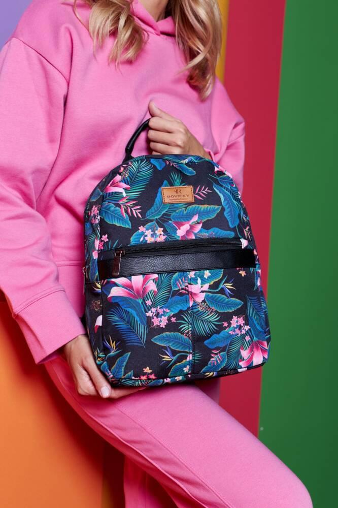 Gemusterter, urbaner Damenrucksack - Rovicky