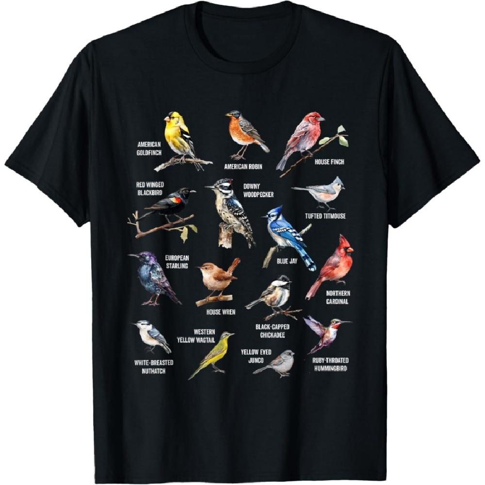 

Bird Watching Bird Watcher Bird Lover Birder Birding Nerd T-Shirt XXXXXL чёрный
