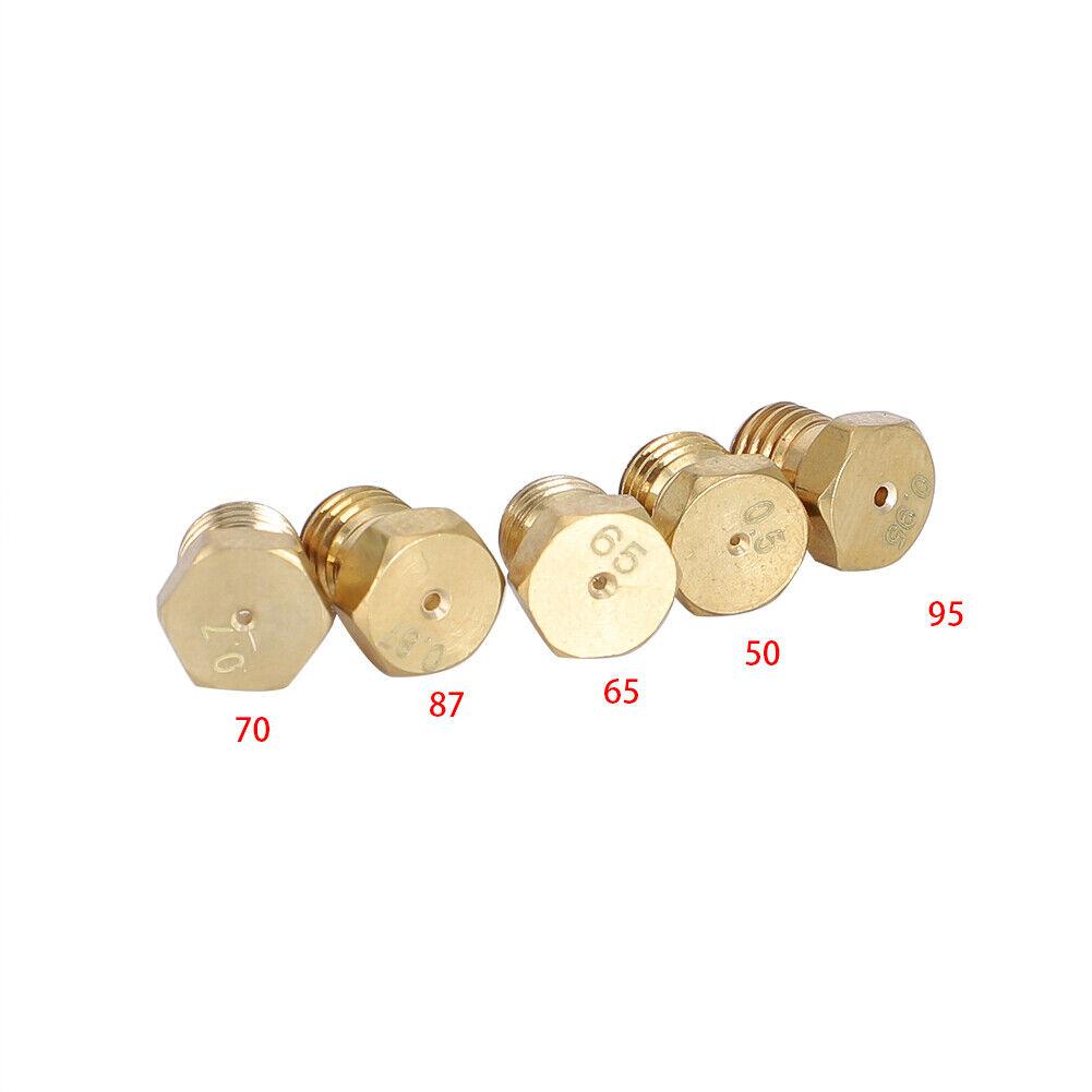 5 Pcs LPG Gas Jet Set Burner Gas Hob LPG Conversion Kit Nozzles Propane Injector Cooker Hobs Gas Cooking Stove Gas Jets