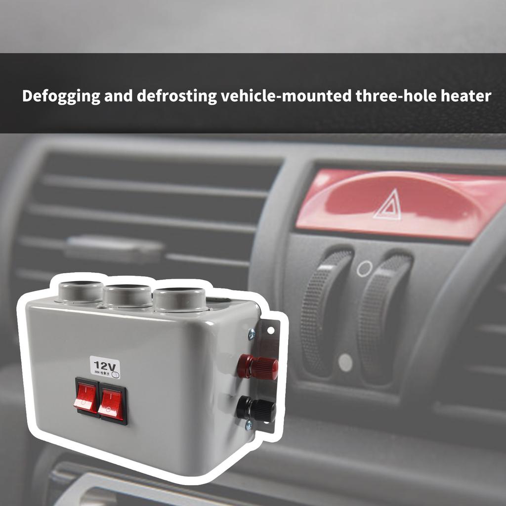 Energy Efficient Car Heater 12V 600W 800W Compact Designs Car Demister Adjustable for Fast Demisting & Defrosting