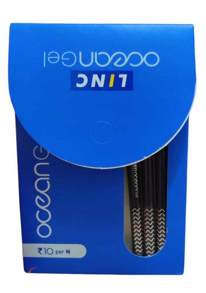 @ Linc Gel Black Pen For Student & School Pack Of 10 Zr-7018-60%Off