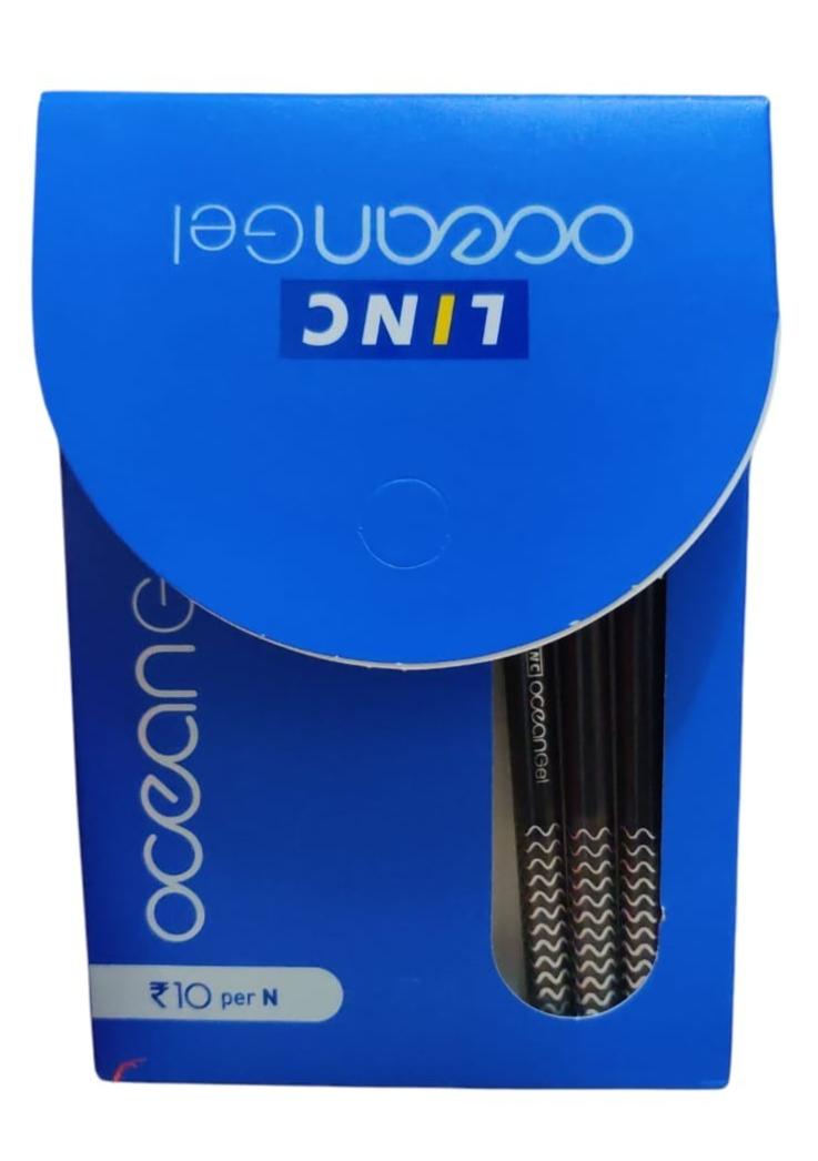 @ Черная гелевая ручка Linc Для студента и школы Упаковка из 10 шт. Zr-7018-Скидка 60%