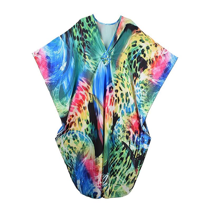 

XITAO Female Contrast Color Dress GJ1181 One Size синий