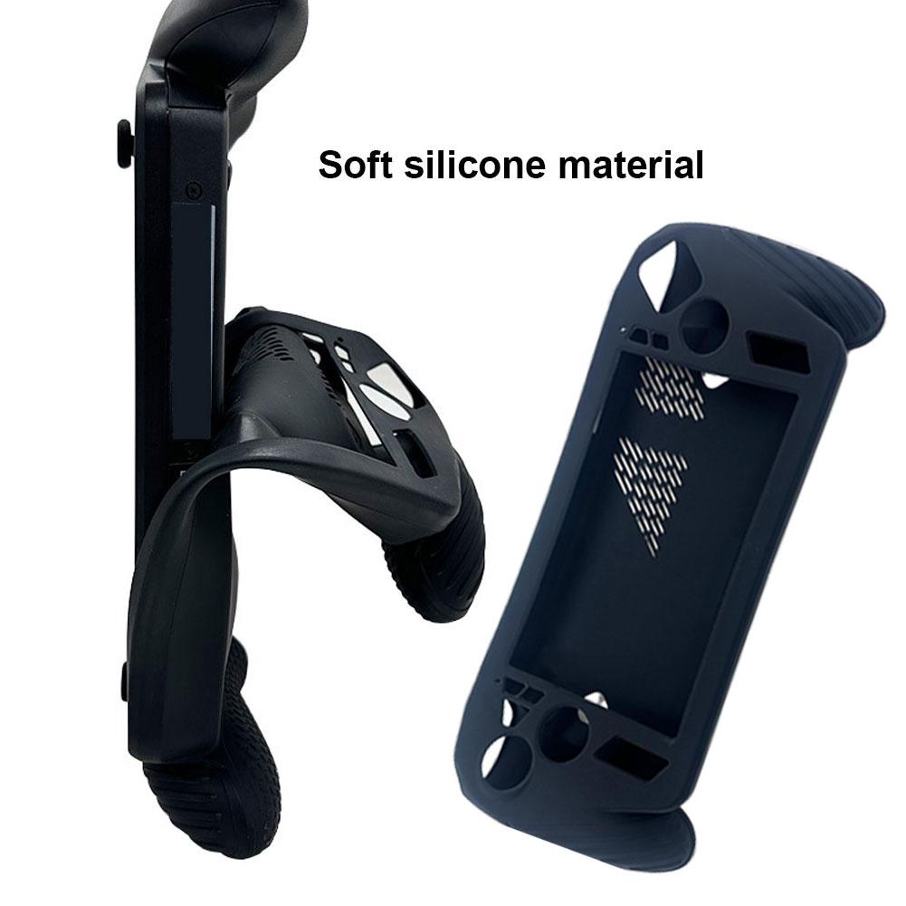 Silicone Case for ROG Ally X Anti-Slip Shockproof Protective Cover with Precise Cutouts for Handheld Gaming Console Accessory