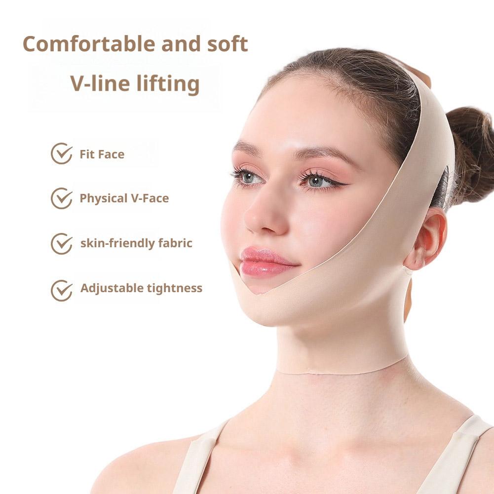 V-face Face Sleeping Mask Slimming Full Lifting Cheek Slimming Bandage Adjustable Reusable Breathable Sculpting Sleep Face Mask
