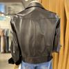 ABFZ Faux Leather B-Style Bomber Jacket