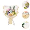 Flowers Bouquet Building Set Spring Toys Home Decor 3D Puzzle Artificial Blocks for